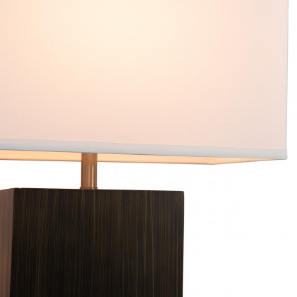 Nova Of CA Zen Standing Table Lamp with Night Light - Gilded Ebony