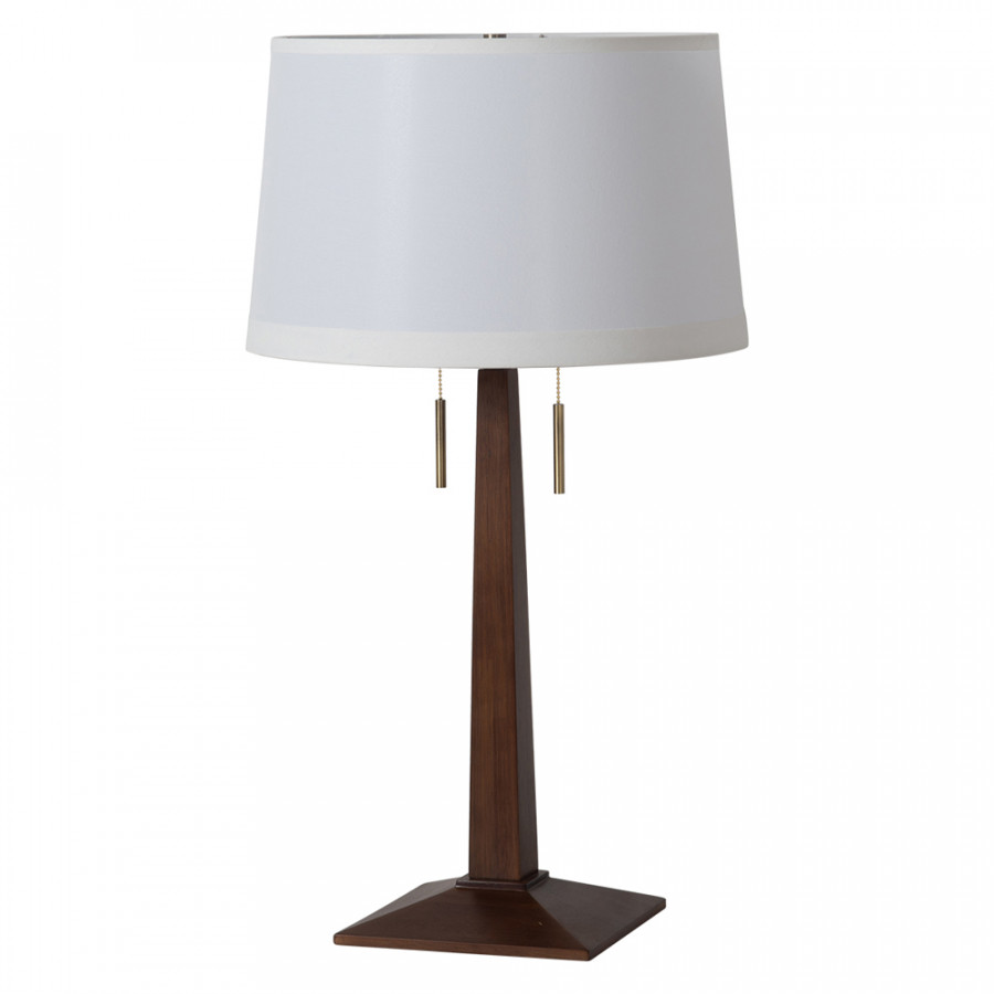Nova Of CA - Taper Table Lamp Dark Walnut