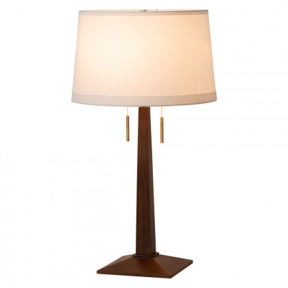 Nova Of CA - Taper Table Lamp Dark Walnut