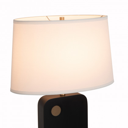 Nova Of CA Laurel Table Lamp - Ebony