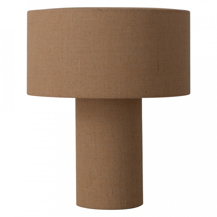 Nova Of CA Moonlight Table Lamp - Woven Burlap Shade