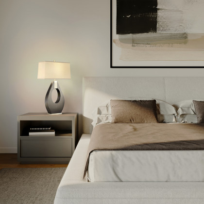 Nova Of CA Pearson Table Lamp - Pecan