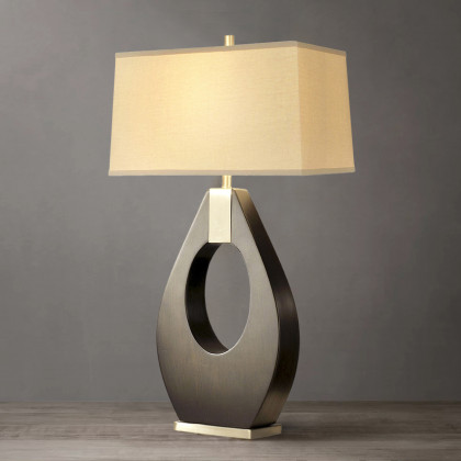Nova Of CA Pearson Table Lamp - Pecan