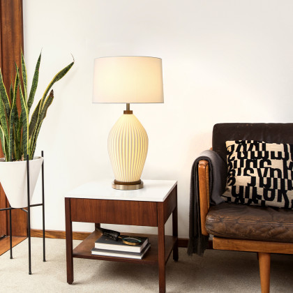 Nova Of CA - Santa Clara Table Lamp Weathered Brass