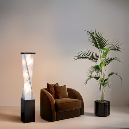 Nova Of CA - Torque Tall Base Accent Floor Lamp Espresso