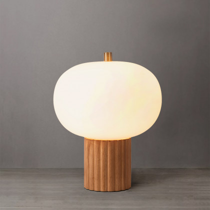 Nova Of CA Tambo Accent Table Lamp - Natural Ash