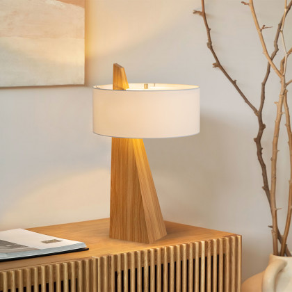 Nova Of CA Obelisk Table Lamp - Natural