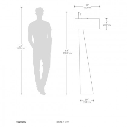 Nova Of CA - Obelisk Floor Lamp