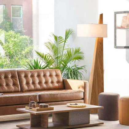 Nova Of CA Obelisk Floor Lamp - Natural