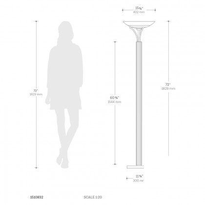 Nova Of CA - Tambo Torchiere Floor Lamp