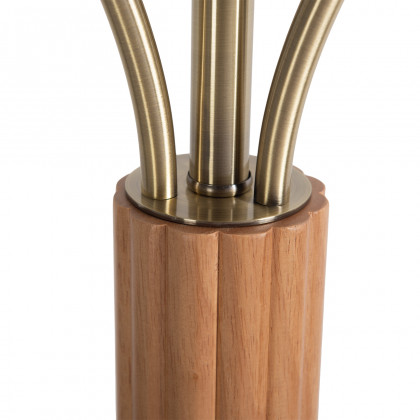 Nova Of CA Tambo Torchiere Floor Lamp - Natural Ash
