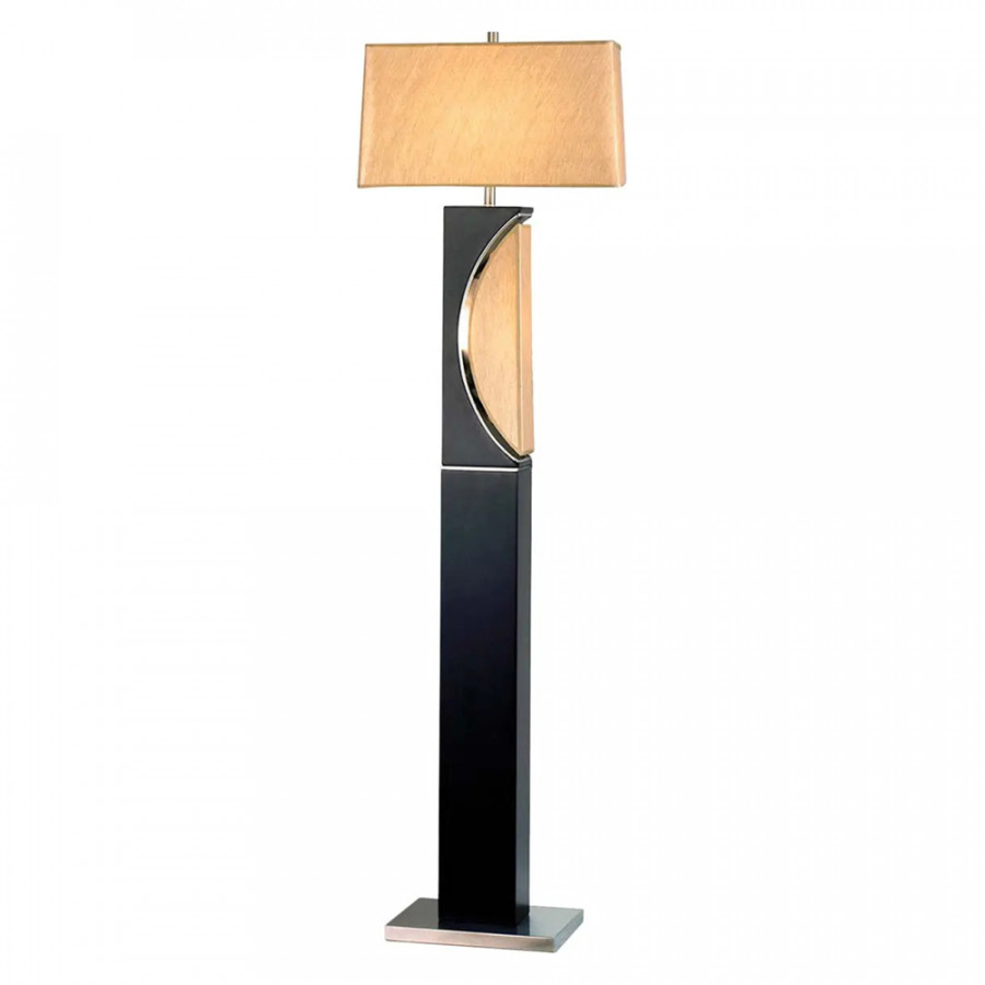 Nova Of CA Half Moon Floor Lamp - Dark Brown