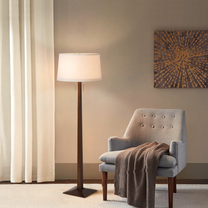 Nova Of CA - Taper Floor Lamp Dark Walnut