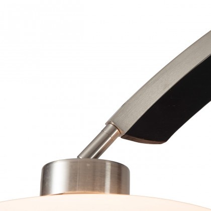 Nova Of CA - Vaulted Arc Floor Lamp Satin Nickel