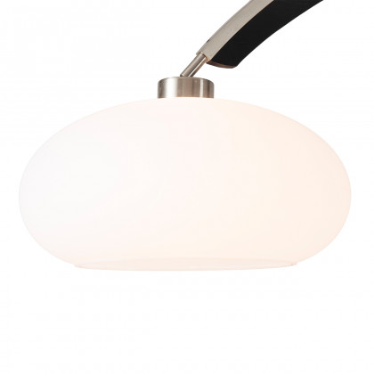 Nova Of CA - Vaulted Arc Floor Lamp Satin Nickel