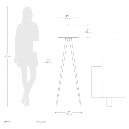 Nova Of CA - Quattro Floor Lamp