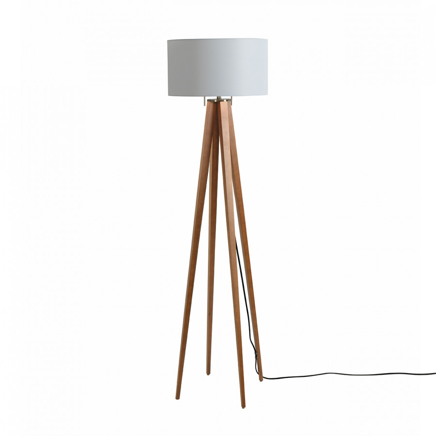 Nova Of CA Quattro Floor Lamp - Natural Ash
