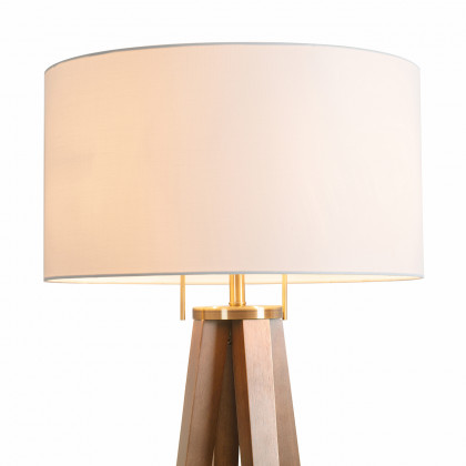 Nova Of CA Quattro Floor Lamp - Natural Ash