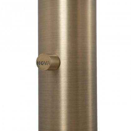Nova Of CA Rancho Mirage 1 Light Arc Floor Lamp - Weathered Brass