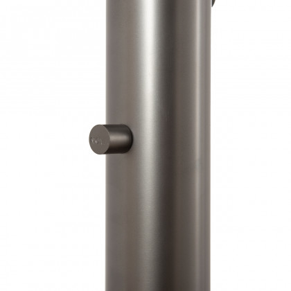 Nova Of CA - Palm Springs 1 Light Arc Floor Lamp Gunmetal