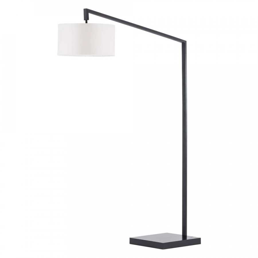 Nova Of CA - Stretch Chairside Arc Floor Lamp Matte Black 75" Height