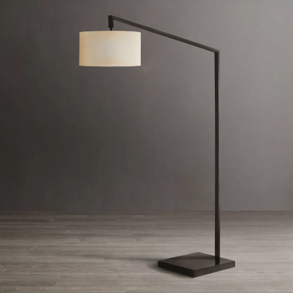 Nova Of CA - Stretch Chairside Arc Floor Lamp Matte Black 75" Height