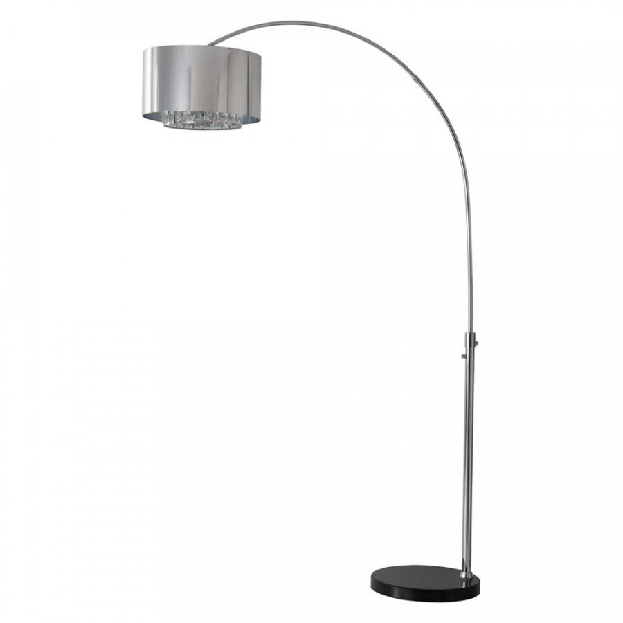 Nova Of CA - Marilyn 1 Light Arc Floor Lamp Chrome