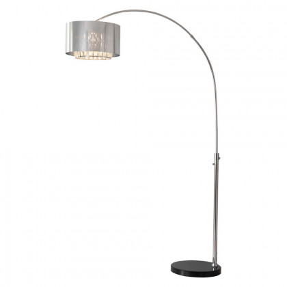 Nova Of CA - Marilyn 1 Light Arc Floor Lamp Chrome