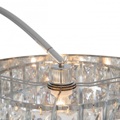 Nova Of CA - Marilyn 1 Light Arc Floor Lamp Chrome