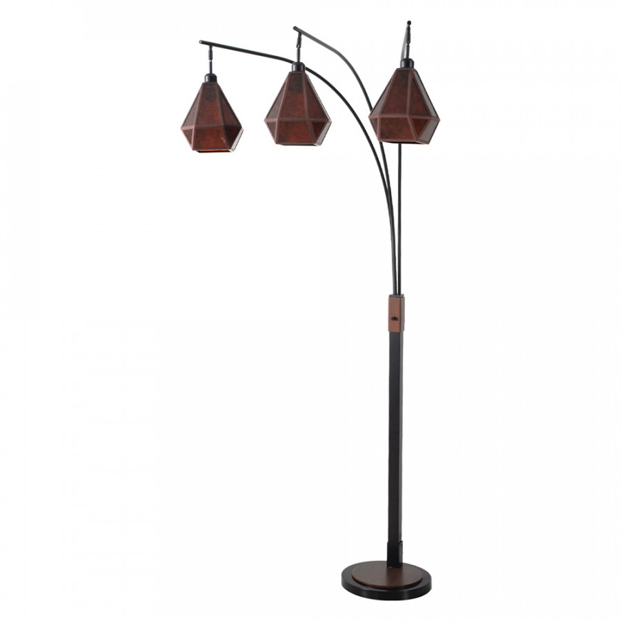 Nova Of CA - Artifact 3 Light Arc Floor Lamp