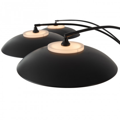 Nova Of CA - Saucer 3 Light Arc Floor Lamp