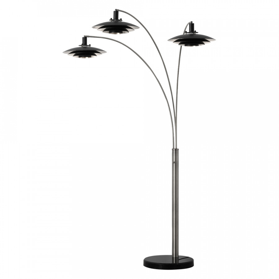 Nova Of CA - Rancho Mirage 3 Light Arc Floor Lamp