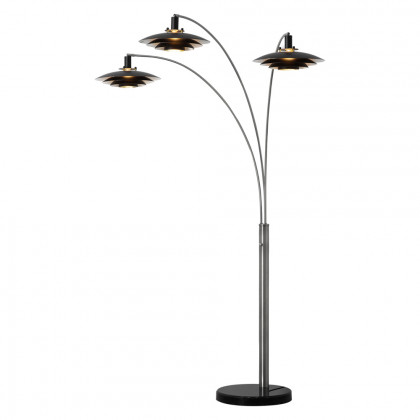 Nova Of CA - Rancho Mirage 3 Light Arc Floor Lamp