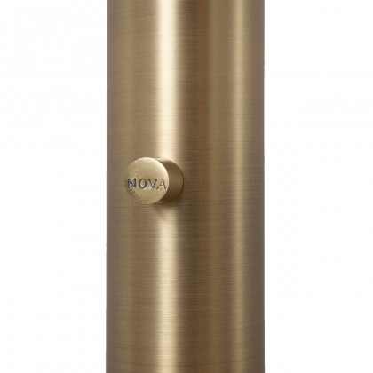 Nova Of CA Rancho Mirage 3 Light Arc Floor Lamp - Weathered Brass