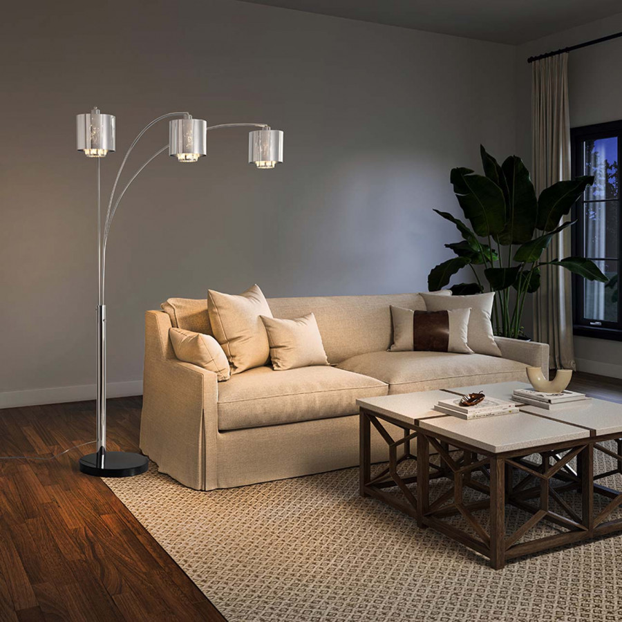 Nova Of CA - Marilyn 3 Light Arc Floor Lamp