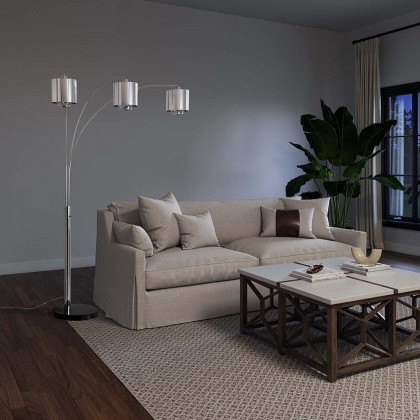 Nova Of CA - Marilyn 3 Light Arc Floor Lamp