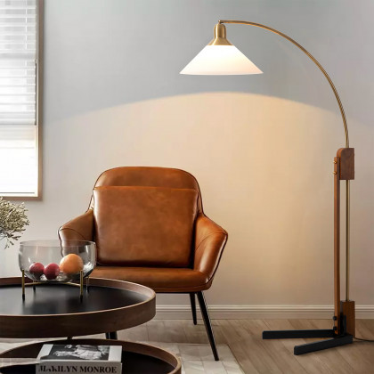 Nova Of CA - Melmar Chairside Arc Floor Lamp