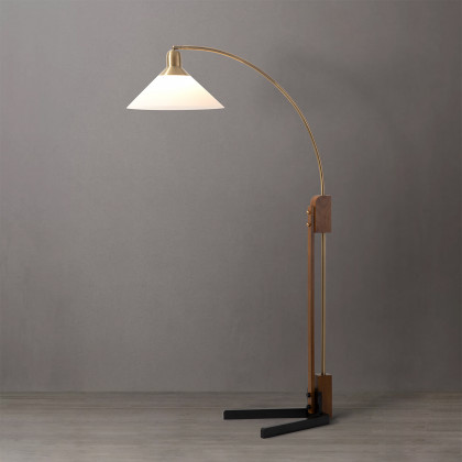 Nova Of CA - Melmar Chairside Arc Floor Lamp