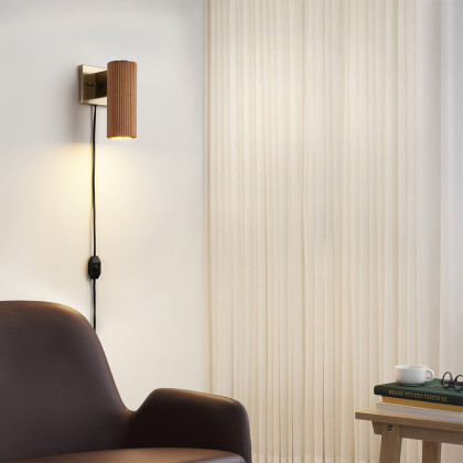 Nova Of CA Tambo Wall Sconce - Natural Ash