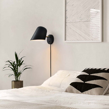 Nova Of CA Culver Wall Sconce - Matte Black