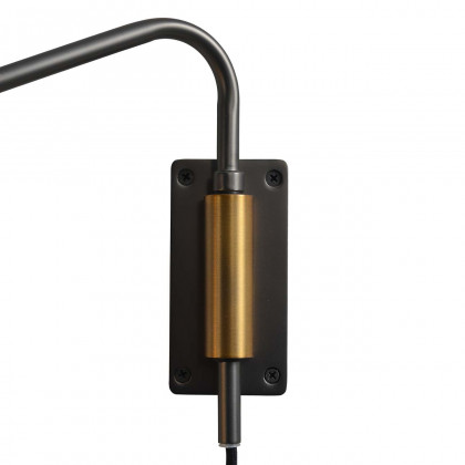 Nova Of CA - Swing Wall Light Brushed Brass
