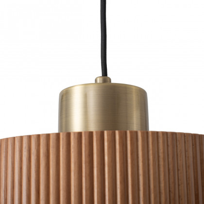 Nova Of CA Tambo Pendant Light - Natural Ash 10" Diameter
