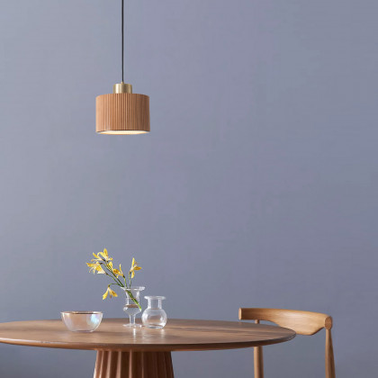 Nova Of CA Tambo Pendant Light - Natural Ash 10" Diameter