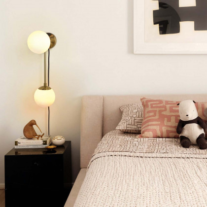 Nova Of CA - Duo Modern Contemporary Wall Sconce Brushed Brass