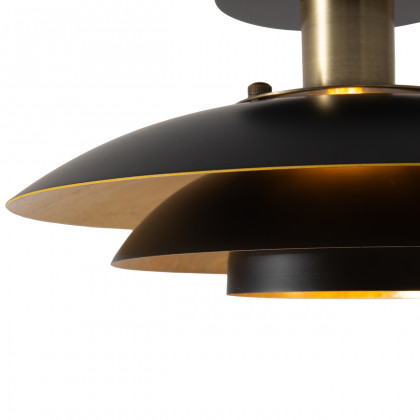 Nova Of CA - Rancho Mirage Flush Mount Ceiling Light Matte Black