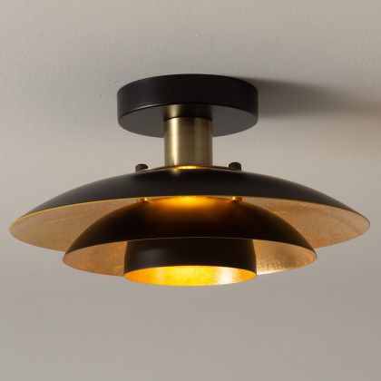 Nova Of CA - Rancho Mirage Flush Mount Ceiling Light Matte Black