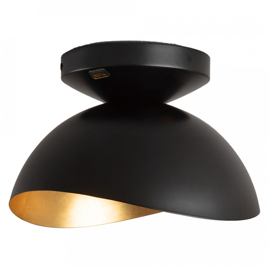 Nova Of CA - Luna Bella Flush Mount Ceiling Light Brass/Matte Black/Gold Leaf