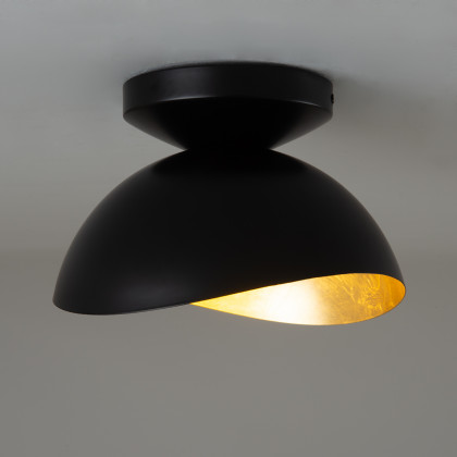 Nova Of CA - Luna Bella Flush Mount Ceiling Light Brass/Matte Black/Gold Leaf