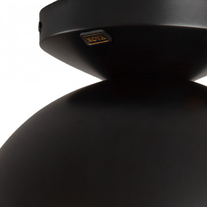 Nova Of CA - Luna Bella Flush Mount Ceiling Light Brass/Matte Black/Gold Leaf