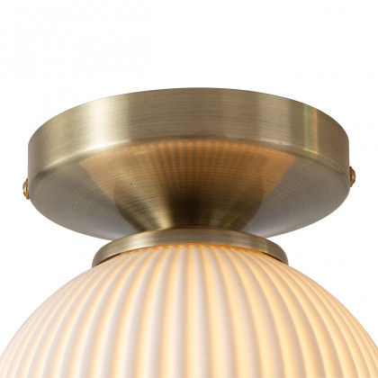 Nova Of CA - Petaluma Bone Porcelain Semi-Flush Mount Ceiling Light